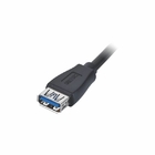 Женский соединитель USB привязывает данные по USB 3,0 PVC 1m привязывает прямой паяя провод