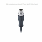 AC M12 l контактный разъем кабеля 16A 690V привода датчика 5M кода 5
