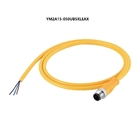 Контакт бронзы светомассы IEC 61076-2-101 мужчины 5pin 5M кабеля привода датчика M12 латунный