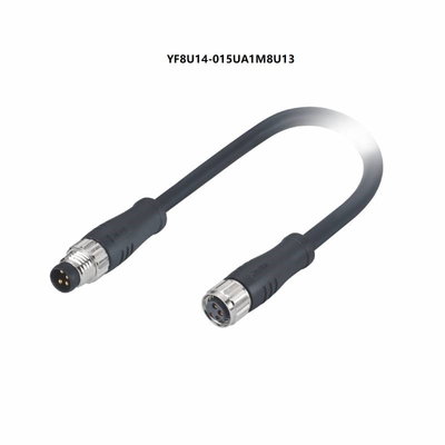 IP67 мужчина кабеля датчика привода M8 к Pin 1.5M разъем-розетки 4